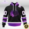 personalized nhl chicago blackhawks hoodie special black hockey fights cancer unisex hoodie