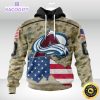 personalized nhl colorado avalanche hoodie camo unisex 3d hoodie