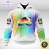 personalized nhl colorado avalanche hoodie special design for pride month 3d unisex hoodie