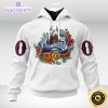 personalized nhl colorado avalanche hoodie specialized dia de muertos 3d unisex hoodie