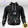 personalized nhl colorado avalanche hoodie specialized kits for rock night 3d unisex hoodie