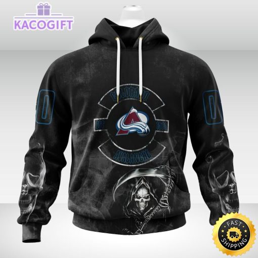 personalized nhl colorado avalanche hoodie specialized kits for rock night 3d unisex hoodie