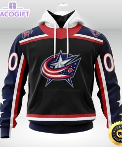 personalized nhl columbus blue jackets hoodie specialized unisex kits unisex 3d hoodie