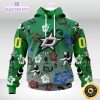 personalized nhl dallas stars hoodie hawaiian style design for fans unisex 3d hoodie