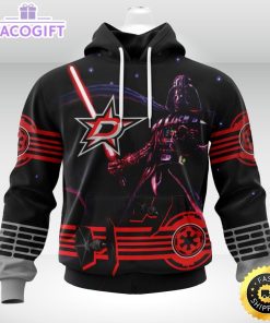 personalized nhl dallas stars hoodie specialized darth vader version jersey 3d unisex hoodie