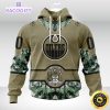 personalized nhl edmonton oilers hoodie military camo with city or state flag 3d unisex hoodie