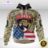 personalized nhl florida panthers hoodie camo unisex 3d hoodie
