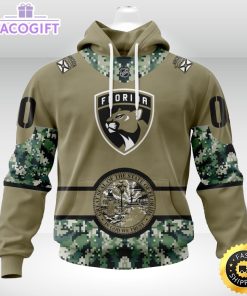 personalized nhl florida panthers hoodie military camo with city or state flag 3d unisex hoodie