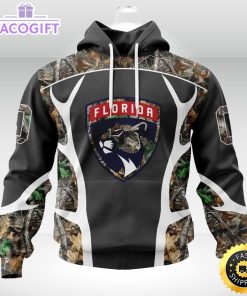 personalized nhl florida panthers hoodie special camo hunting design unisex 3d hoodie