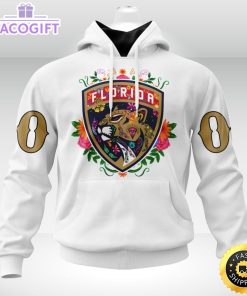 personalized nhl florida panthers hoodie specialized dia de muertos 3d unisex hoodie