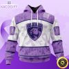 personalized nhl florida panthers special lavender hockey fights cancer all over print unisex 3d hoodie