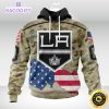 personalized nhl los angeles kings hoodie camo unisex 3d hoodie