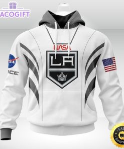 personalized nhl los angeles kings hoodie special space force nasa astronaut unisex 3d hoodie