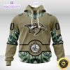 personalized nhl nashville predators hoodie military camo with city or state flag 3d unisex hoodie