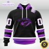 personalized nhl nashville predators hoodie special black hockey fights cancer unisex hoodie