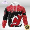 personalized nhl new devils hoodie specialized hockey with paisley unisex 3d hoodie