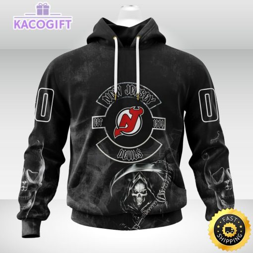 personalized nhl new jersey devils hoodie specialized kits for rock night 3d unisex hoodie