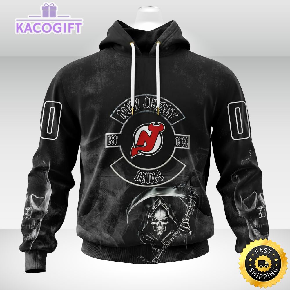 3D Unisex Hoodie - Personalized NHL New Jersey Devils Kit For Rock Night