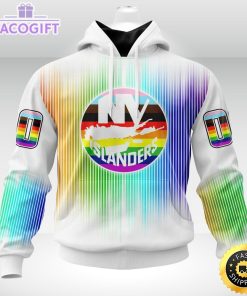 personalized nhl new york islanders hoodie special design for pride month 3d unisex hoodie