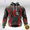 personalized nhl ottawa senators hoodie special camo hunting design unisex 3d hoodie