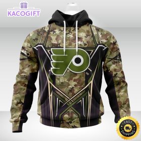 personalized nhl philadelphia flyers hoodie special camo color design unisex 3d hoodie