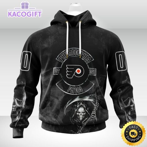 personalized nhl philadelphia flyers hoodie specialized kits for rock night 3d unisex hoodie