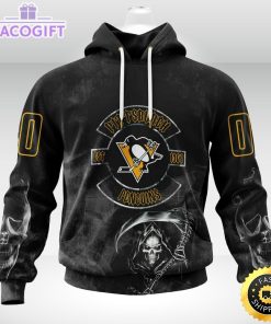 personalized nhl pittsburgh penguins hoodie specialized kits for rock night 3d unisex hoodie