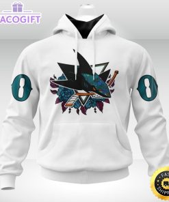 personalized nhl san jose sharks hoodie specialized dia de muertos 3d unisex hoodie