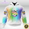 personalized nhl seattle kraken hoodie special design for pride month 3d unisex hoodie