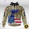 personalized nhl st louis blues hoodie camo unisex 3d hoodie