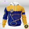 personalized nhl st louis blues hoodie specialized hockey with paisley unisex 3d hoodie