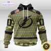 personalized nhl tampa bay lightning hoodie special camo military appreciation unisex hoodie