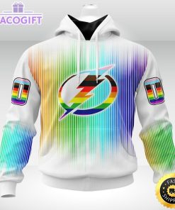 personalized nhl tampa bay lightning hoodie special design for pride month 3d unisex hoodie