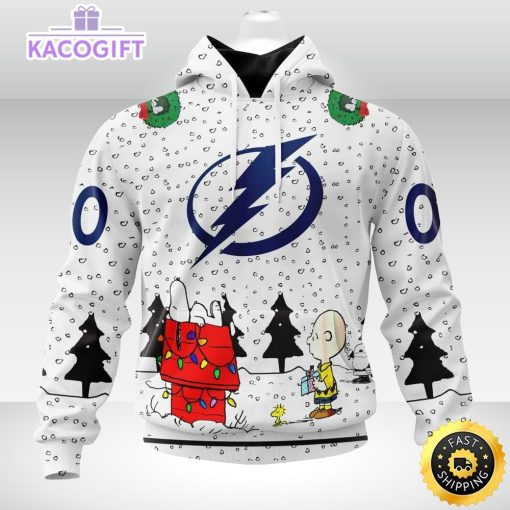 personalized nhl tampa bay lightning hoodie special peanuts design unisex hoodie