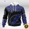 personalized nhl tampa bay lightning hoodie specialized hockey with paisley unisex 3d hoodie