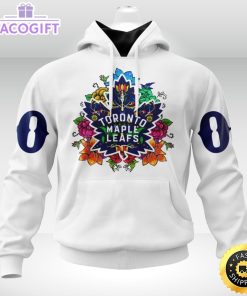 personalized nhl toronto maple leafs hoodie specialized dia de muertos 3d unisex hoodie