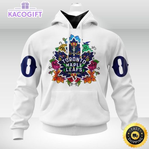 personalized nhl toronto maple leafs hoodie specialized dia de muertos 3d unisex hoodie