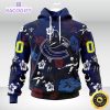 personalized nhl vancouver canucks hoodie hawaiian style design for fans unisex 3d hoodie