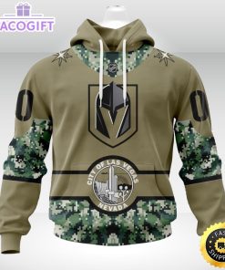 personalized nhl vegas golden knights hoodie military camo with city or state flag 3d unisex hoodie