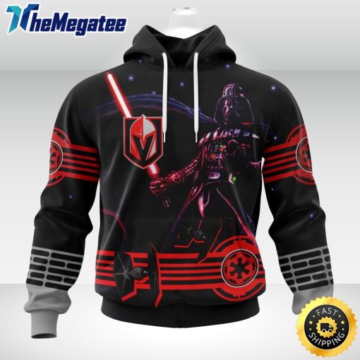 personalized nhl vegas golden knights hoodie specialized darth vader version jersey 3d unisex hoodie