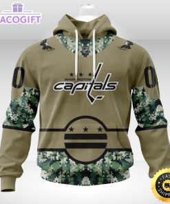 personalized nhl washington capitals hoodie military camo with city or state flag 3d unisex hoodie