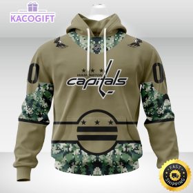 personalized nhl washington capitals hoodie military camo with city or state flag 3d unisex hoodie