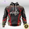 personalized nhl washington capitals hoodie special camo hunting design unisex 3d hoodie