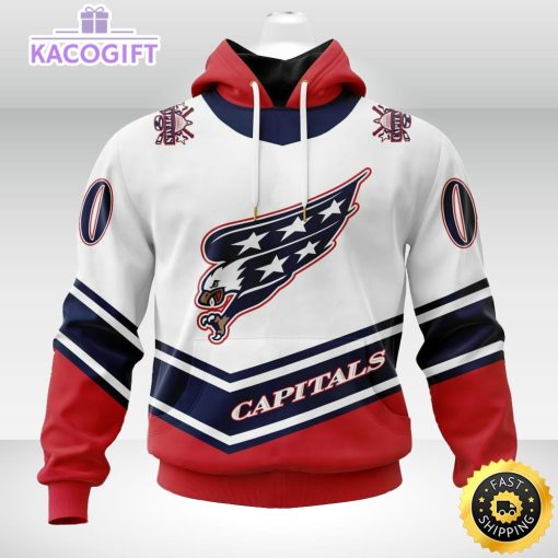 personalized nhl washington capitals hoodie specialized unisex kits with retro concepts unisex 3d hoodie