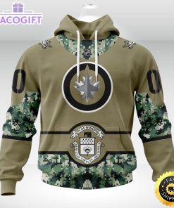 personalized nhl winnipeg jets hoodie military camo with city or state flag 3d unisex hoodie
