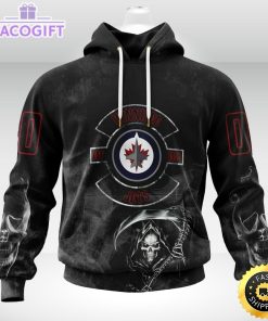 personalized nhl winnipeg jets hoodie specialized kits for rock night 3d unisex hoodie