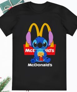 Baby Stitch Hug Mcdonals Christmas Shirt