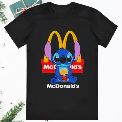 Baby Stitch Hug Mcdonals Christmas Shirt