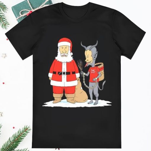 Beavis And Butthead Santa x Devil Christmas Shirt