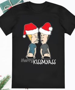 Beavis and Butt Head Merry Kissmyass Christmas Shirt